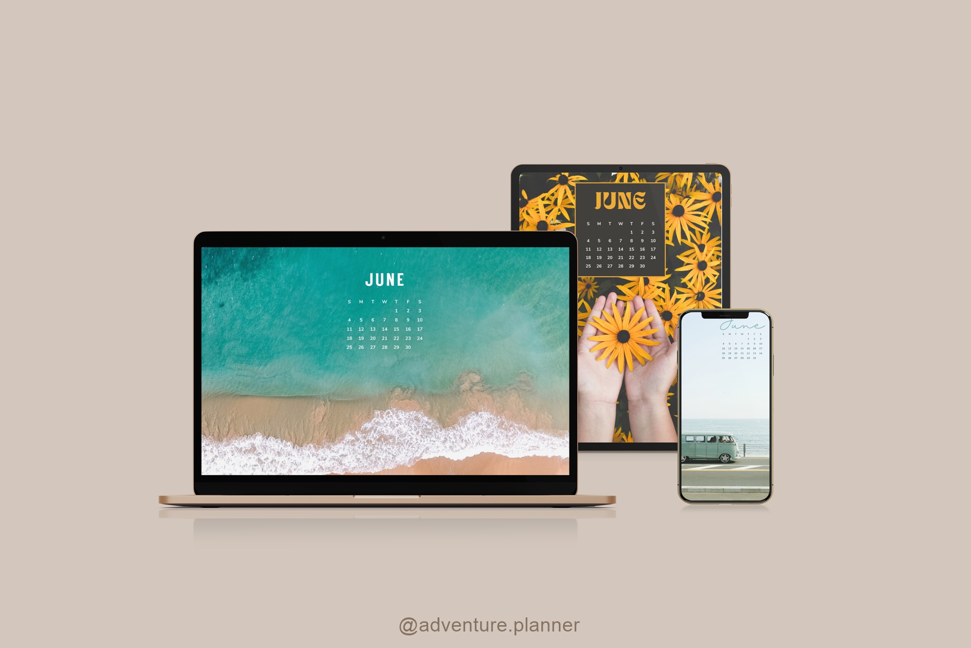 Free June 2023 tech wallpapers